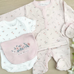 Baby Girl Gift Hamper (7 Items) - Wild Flowers New Baby Gift