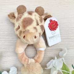 New Baby Gifts -  Giraffe comforter & Rattle New Baby Gift Set