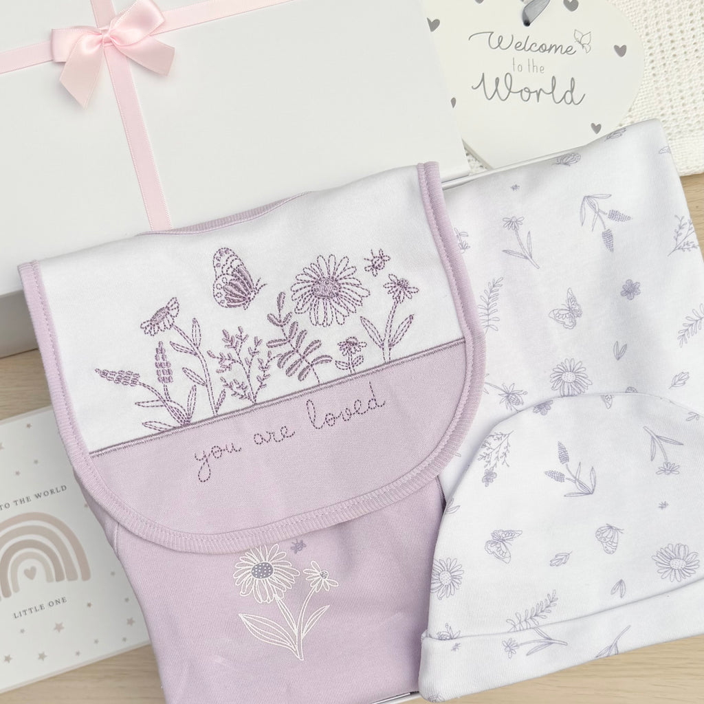 Baby Girl Gift Hamper (7 Items) - You are Loved New Baby Gift