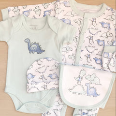 Baby Boy Baby Gift Hamper ( 7 Items) Little Dino New Baby Gift