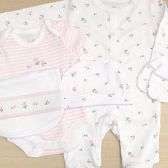Baby Girl Gift Hamper (7 Items) - Little Rose New Baby Gift