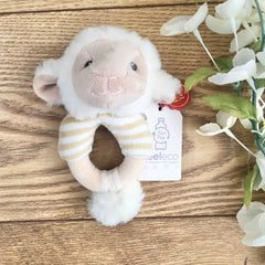 New Baby Gifts - Little Lamb comforter & Rattle New Baby Gift Set