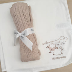 Unisex Baby Gifts 6 Items) Little Lamb New Baby Gifts