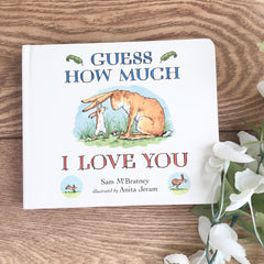 New Baby Boy Gift Hamper (6 Items) Guess How Much I Love You New Baby Gift