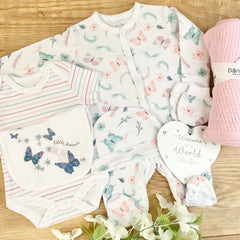 Baby Girl Gift Hamper (7 Items) - Little Dreamer New Baby Gift