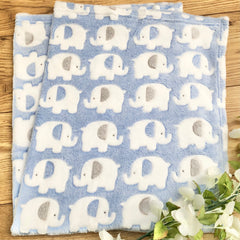 New Baby Boy Gift Hamper -Elephant Blanket New Baby Gift Hamper
