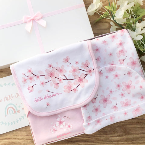 Baby Girl Gifts (7 Items) Little Blossom  New Baby Gift