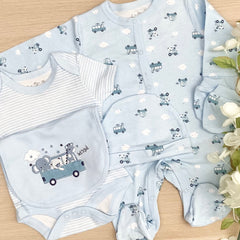 Baby Boy Gift Hamper (7 Items) Let's Go New Baby Gift