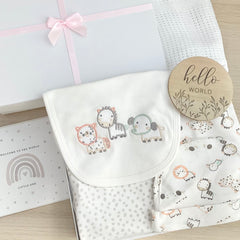 Baby Girl Gift Hamper (7 Items) - Fun Friends  New Baby Gift