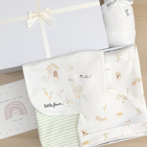 Unisex Baby Gifts (7 Items) Little Farmer - New Baby Gifts