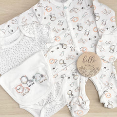 Baby Girl Gift Hamper (7 Items) - Fun Friends  New Baby Gift