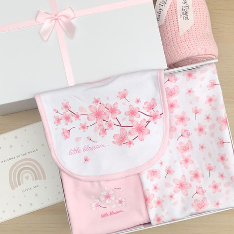 Baby Girl Gifts (7 Items) Little Blossom  New Baby Gift