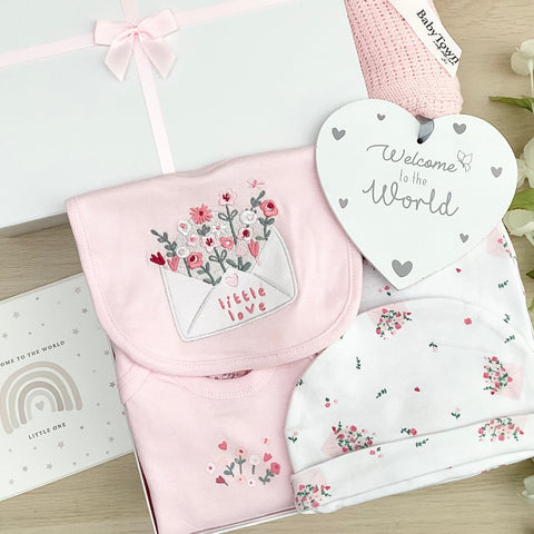 Baby Girl Gift Hamper (7 Items) - Love Baby Gift