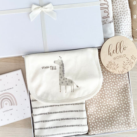 New Baby Hamper (7 Items) Dream Big New Baby Gift Set