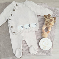 New Baby Hamper (6 Items) Little Lamb New Baby Gift Sets
