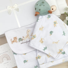 Unisex Baby Gifts (7 Items) Animal Adventure New Baby Gifts