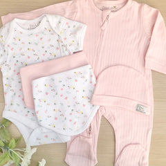 Baby Girl Gift Hamper (7 Items) - Meadow New Baby Gift