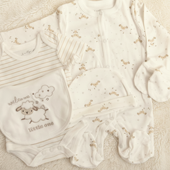 Unisex Baby Gifts (11 Items)  Counting Sheep New Baby Gifts