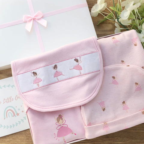 Baby Girl Gifts (7 Items) -  Beautiful Ballerina Baby Girl Gifts